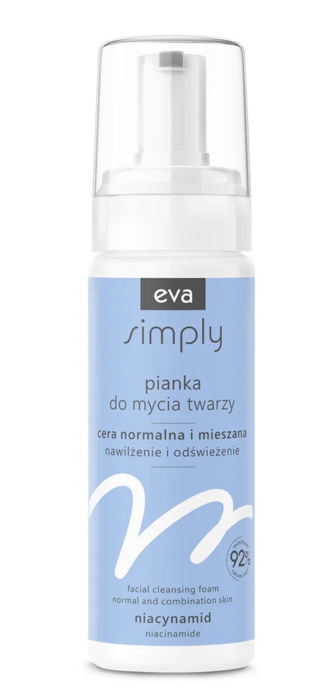 Eva Simply Pianka do mycia twarzy cera normalna i mieszana