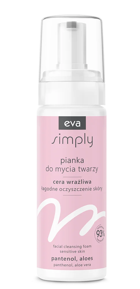 Eva Simply Pianka do mycia twarzy cera wrażliwa